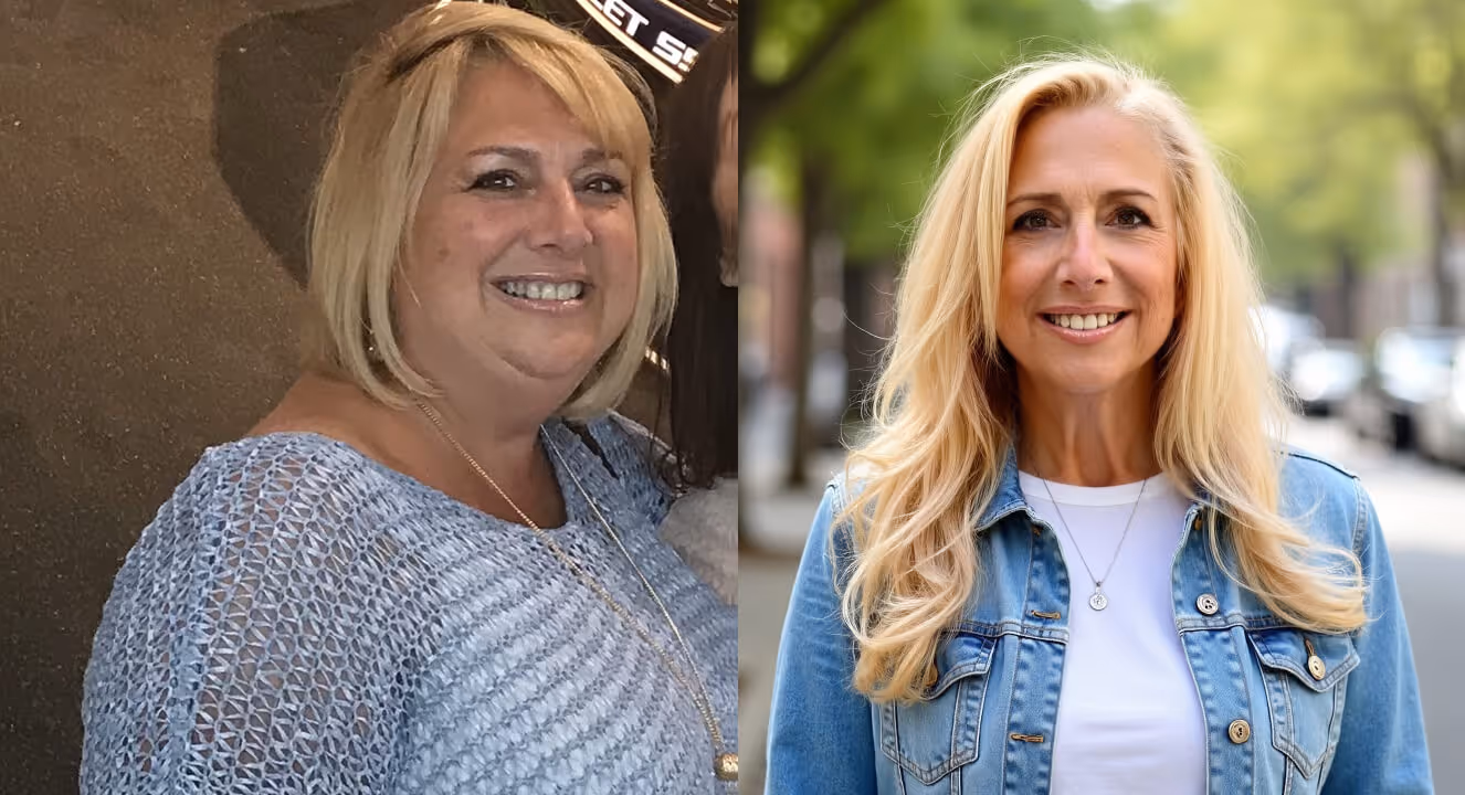 Lisa weight loss before and after — lost 58 lbs in 10 Months