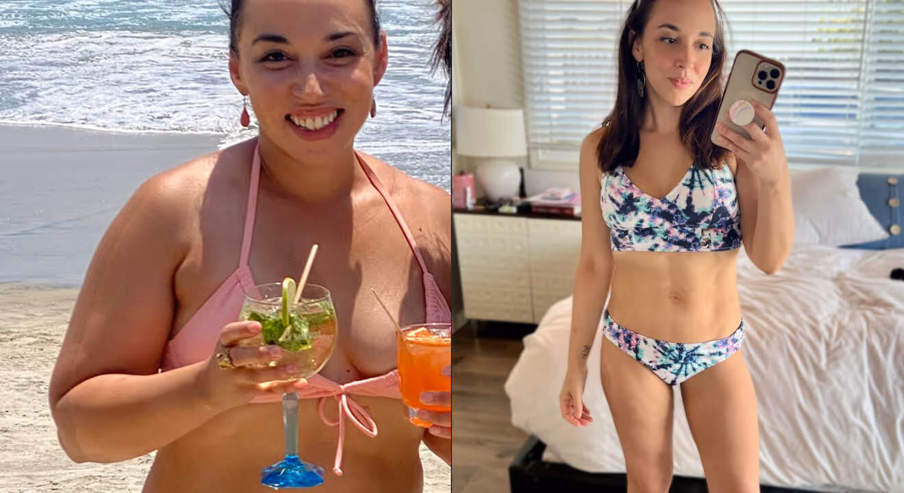 Blaze weight loss before and after — lost 64 lbs in 9 Months